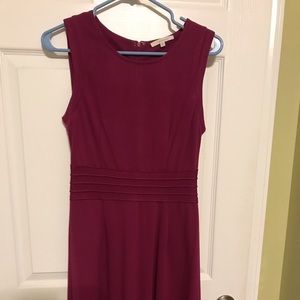Wine colored dress